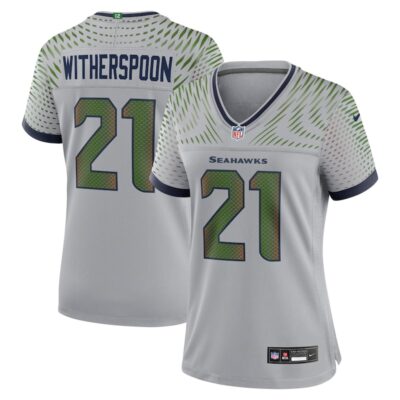Devon Witherspoon Seattle Seahawks Women's 2025 Rivalries Collection Game Jersey - Wolf Gray