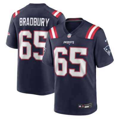 Garrett Bradbury New England Patriots Team Game Jersey - Navy