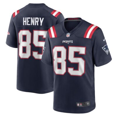Hunter Henry New England Patriots Team Game Jersey - Navy