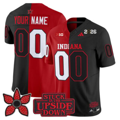 Indiana Hoosiers 'Upside Down Edition' Vapor Limited Custom Jersey - Custom