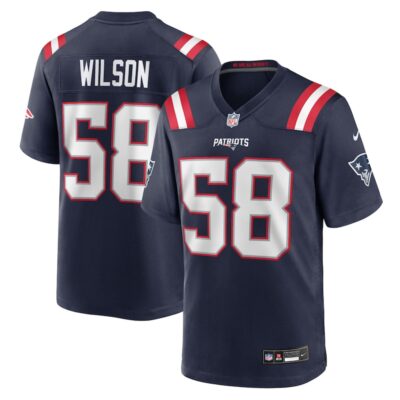 Jared Wilson New England Patriots Team Game Jersey - Navy