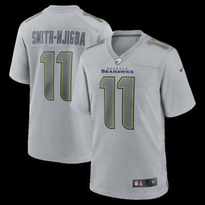 Jaxon Smith-Njigba Seattle Seahawks Atmosphere Fashion Game Jersey - Gray
