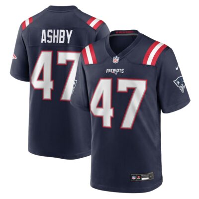 Julian Ashby New England Patriots Team Game Jersey - Navy