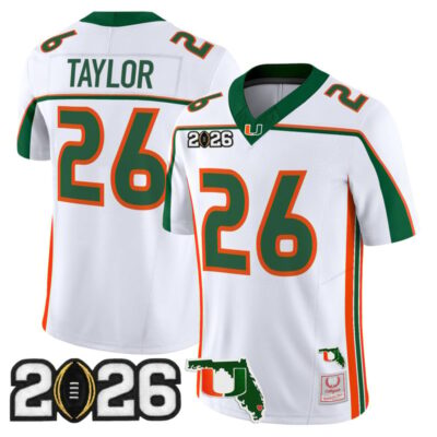 Miami Hurricanes Throwback Vapor Limited Jersey - 2026 CFP Final & Florida Patch - Sean Taylor
