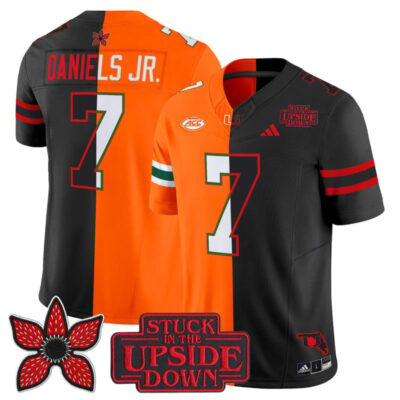 Miami Hurricanes 'Upside Down Edition' Vapor Limited Jersey - Orange-Black / CJ Daniels