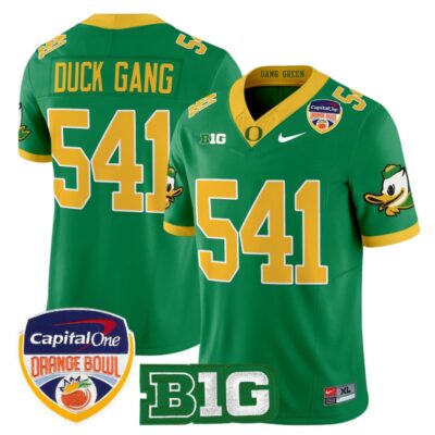 Oregon Ducks 2026 Orange Bowl Vapor Limited Stitched Jersey - Green / Duck Gang 541