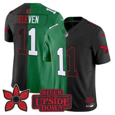 Philadelphia Eagles 'Upside Down Edition' Vapor Limited Jersey - Black-Kelly Green / #11 Eleven