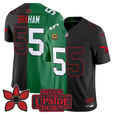 Philadelphia Eagles 'Upside Down Edition' Vapor Limited Jersey - Black-Kelly Green / Brandon Graham