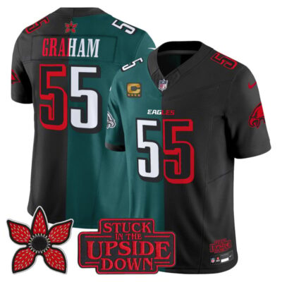 Philadelphia Eagles 'Upside Down Edition' Vapor Limited Jersey - Black-Midnight Green / Brandon Graham
