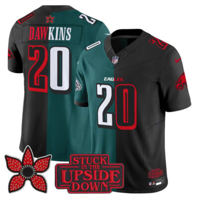 Philadelphia Eagles 'Upside Down Edition' Vapor Limited Jersey - Black-Midnight Green / Brian Dawkins