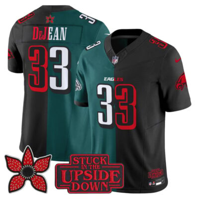 Philadelphia Eagles 'Upside Down Edition' Vapor Limited Jersey - Black-Midnight Green / Cooper DeJean