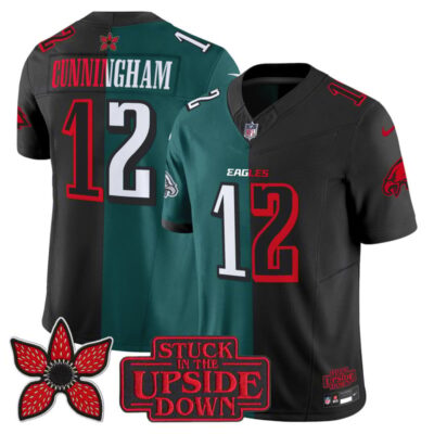 Philadelphia Eagles 'Upside Down Edition' Vapor Limited Jersey - Black-Midnight Green / Randall Cunningham