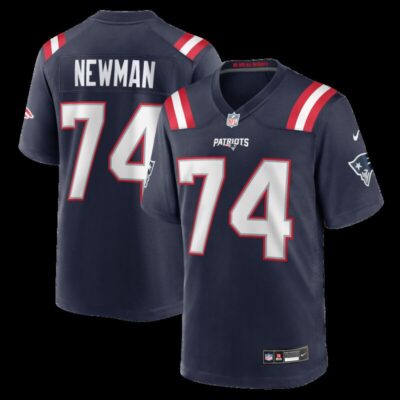 Royce Newman New England Patriots Team Game Jersey - Navy