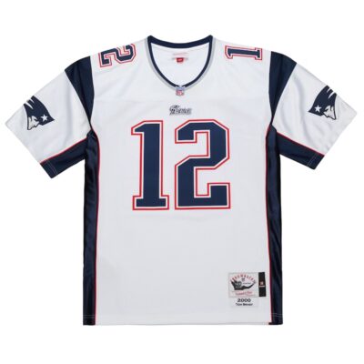Tom Brady New England Patriots Mitchell & Ness 2000 Big & Tall Legacy Replica Jersey - White