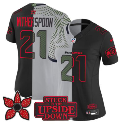Women's Seattle Seahawks 'Upside Down Edition' Vapor Limited Jersey - Devon Witherspoon