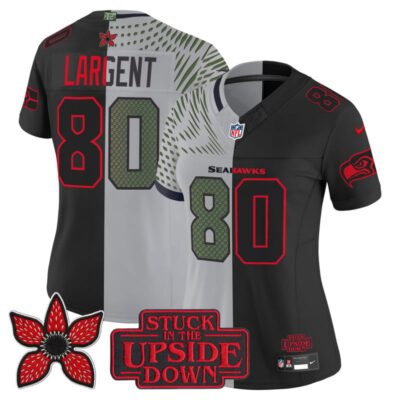 Women's Seattle Seahawks 'Upside Down Edition' Vapor Limited Jersey - Steve Largent