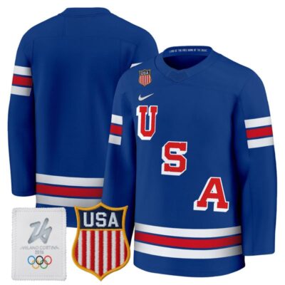 2026 USA Women's Olympic Gold Medalist Hockey Jersey - Royal / #Team