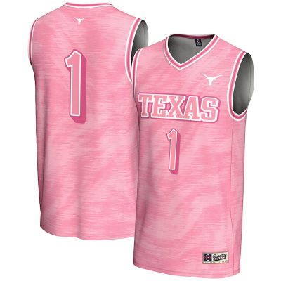 #1 Texas Longhorns GameDay Greats Unisex Lightweight Basketball Fashion Jersey - Pink