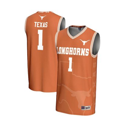 #1 Texas Longhorns GameDay Greats Youth Lightweight Icon Print Basketball Jersey - Texas Orange