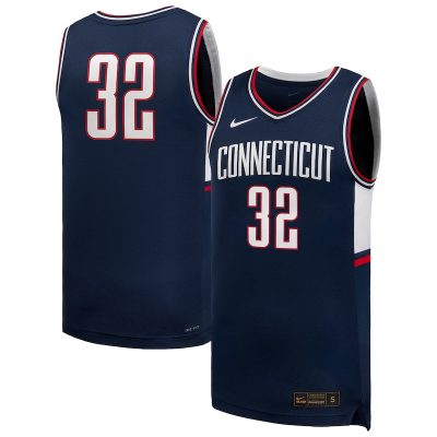 #32 UConn Huskies Nike Retro Replica Jersey - Navy