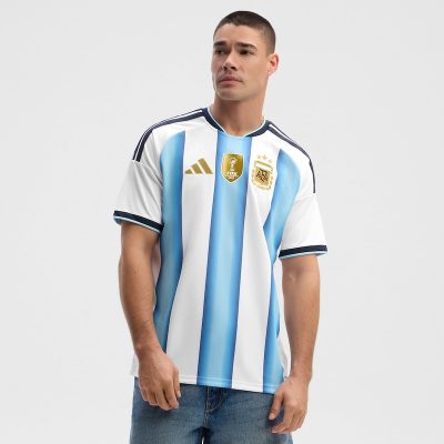Argentina National Team World Cup 2026 Home Replica Jersey - White