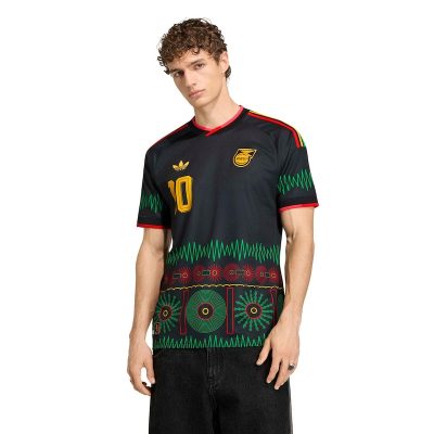 Bob Marley Jamaica National Team 2026 Away Replica Jersey - Black