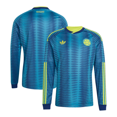 Colombia National Team 2026 Away Replica Long Sleeve Jersey - Turquoise