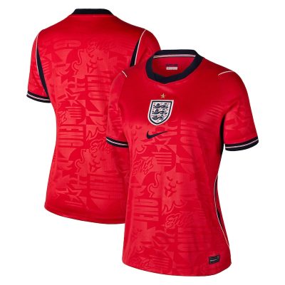 England National Team Women's 2026 Away Stadium Replica Jersey - Red
