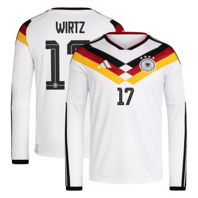 Florian Wirtz Germany National Team 2026 Home Replica Long Sleeve Jersey - White