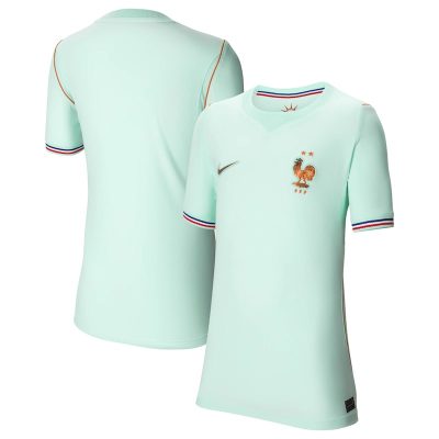 France National Team Youth 2026 Away Stadium Replica Jersey - Green