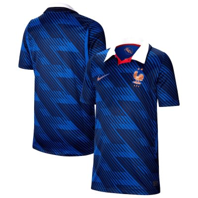 France National Team Youth 2026 Home Stadium Replica Jersey - Blue