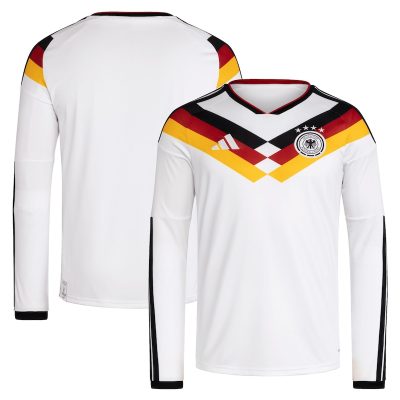 Germany National Team World Cup 2026 Home Replica Long Sleeve Jersey - White
