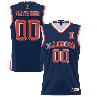 Illinois Fighting Illini GameDay Greats Unisex Lightweight NIL Pick-A-Player Women's Basketball Jersey - Navy