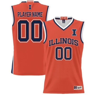 Illinois Fighting Illini GameDay Greats Youth NIL Pick-A-Player Lightweight Men's Basketball Jersey - Orange