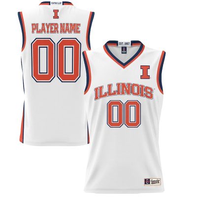 Illinois Fighting Illini GameDay Greats Youth NIL Pick-A-Player Lightweight Women's Basketball Jersey - White