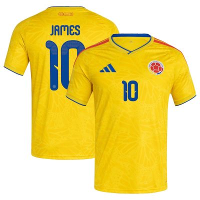 James Rodriguez Colombia National Team 2026 Home Replica Jersey - Yellow