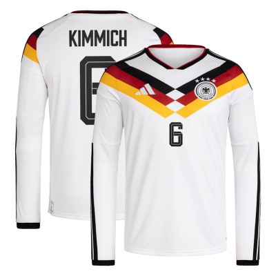 Joshua Kimmich Germany National Team 2026 Home Replica Long Sleeve Jersey - White
