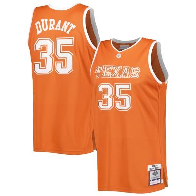 Kevin Durant Texas Longhorns Mitchell & Ness 2006/07 Throwback Jersey - Burnt Orange