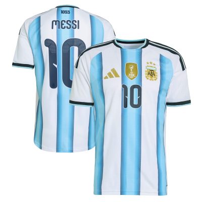 Lionel Messi Argentina National Team World Cup 2026 Home On Field Jersey - White