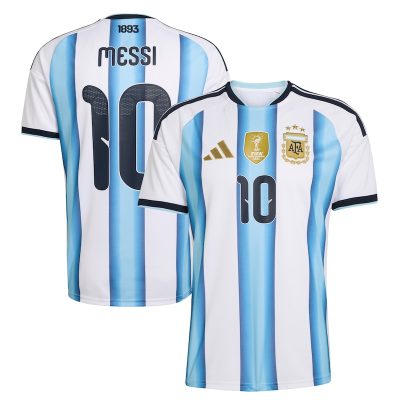 Lionel Messi Argentina National Team World Cup 2026 Home Replica Jersey - White