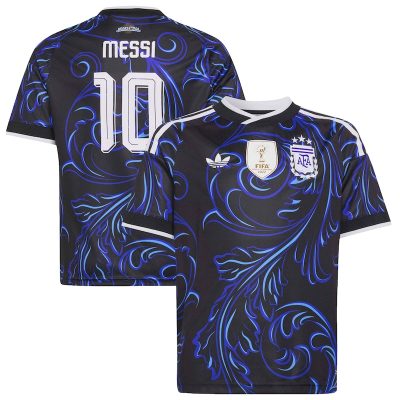 Lionel Messi Argentina National Team Youth 2026 Away Replica Jersey - Black