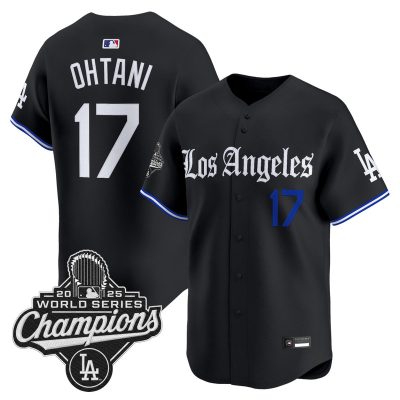 Los Angeles Dodgers "Gothic Edition" Vapor Premier Stitched Jersey -  Shohei Ohtani