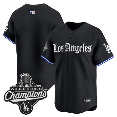 Los Angeles Dodgers "Gothic Edition" Vapor Premier Stitched Jersey -  Team