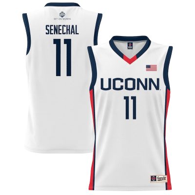 Lou Lopez-Senechal UConn Huskies GameDay Greats Unisex Lightweight Basketball Alumni Jersey - White