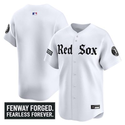 Men's Boston Red Sox 'Gothic Edition' Vapor Premier Stitched Jersey -  White / Team