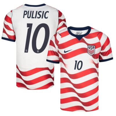 Men's USMNT 2026 World Cup Match Jersey - Stripes / Christian Pulisic