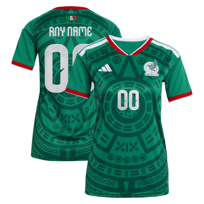 Mexico National Team Women's 2026 Home Replica Custom Jersey - Green