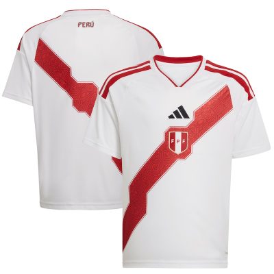 Peru National Team Youth 2026 Home Replica Jersey - White