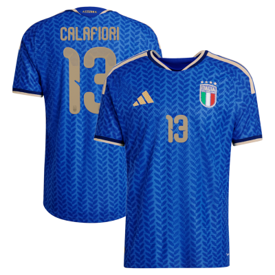 Riccardo Calafiori Italy National Team 2026 Home Jersey - Blue