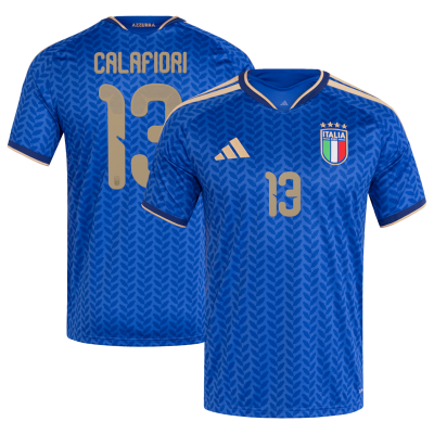 Riccardo Calafiori Italy National Team 2026 Home Replica Jersey - Blue